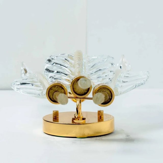 Glass Leaves Wall Sconces, 1970, Set of 2 For Sale - Image 11 of 18