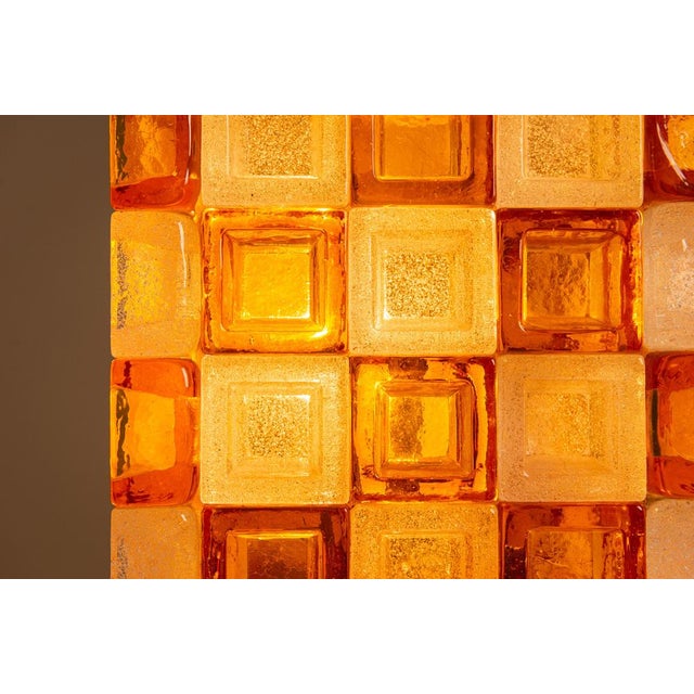 Floor Lamp in Amber and Crystal Pulegoso Glass from Poliarte, Italy, 1970s For Sale - Image 16 of 17