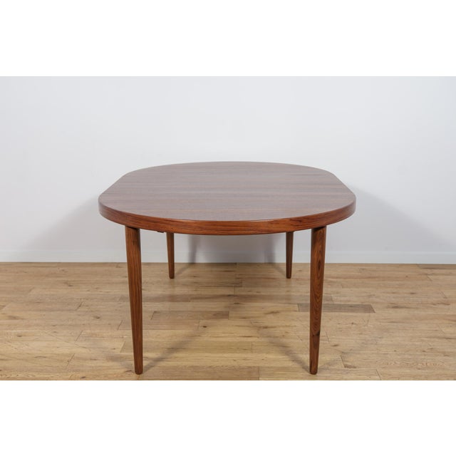 Mid-Century Extendable Rosewood Dining Table from Feldballes Møbelfabrik, Denmark, 1960s For Sale - Image 13 of 17