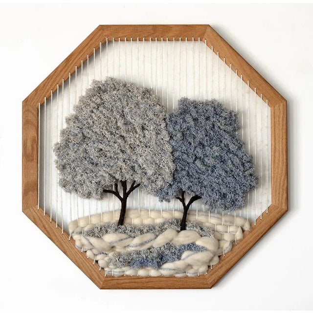 Vintage Mid-Century Vertical Strings Macrame Wallhanging For Sale - Image 12 of 12