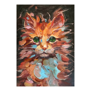 Original Fine Art Painting - Tabby