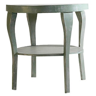 Antique Table with Flower Pattern For Sale