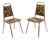 Vintage Children's Small Mid Century Tubular Metal Kitchen Side Chairs - A Pair For Sale