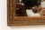 French 20th Century Gilded Mirror with Carved Foliage Motifs and Beads For Sale In Atlanta - Image 6 of 12