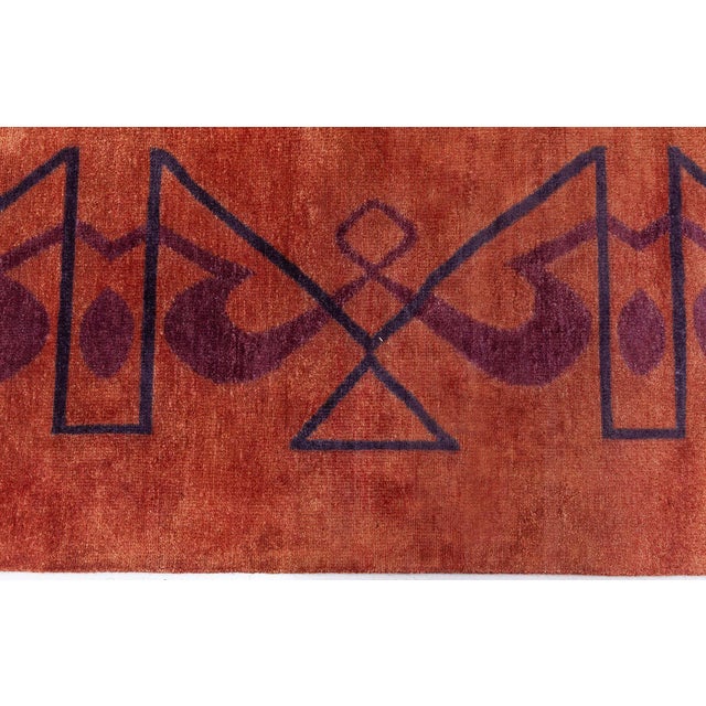 Modern Art Deco Inspired Rug by Doris Leslie Blau For Sale - Image 4 of 8