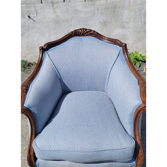 Italian 1930 Italian Club Living Room Chair Beachwood For Sale - Image 3 of 17