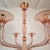 1970s Italian Pink Neoclassical Murano Glass Chandelier For Sale - Image 10 of 11