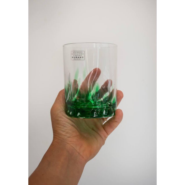 Drinking Set by Vestidello Luke for La Vetreria Firenze, Set of 6 For Sale - Image 11 of 17