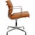 Charles Eames EA-208 office chair upholstered in cognac Nevada anilin leather and with a chrome frame. The chair is from...
