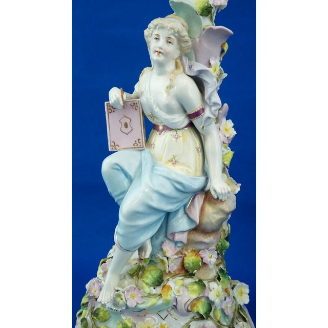 Vintage Porcelain Candleholder by Plaue, 1920s For Sale - Image 11 of 18