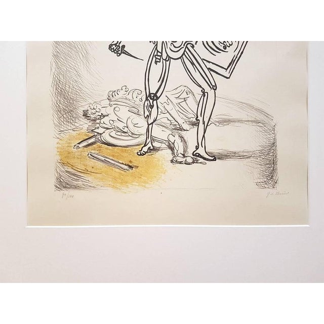 Modern Giorgio De Chirico, The Gladiator, 1929, Lithograph For Sale - Image 3 of 5