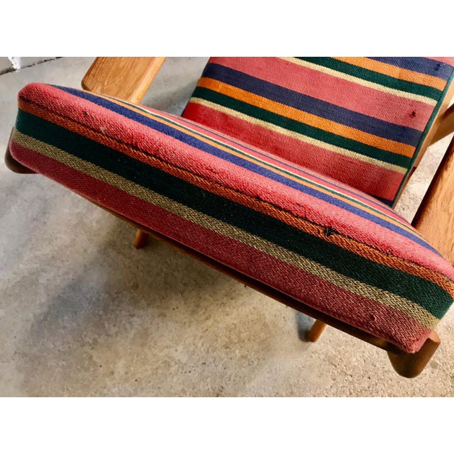 Danish GE-290 Plank Easy Chair in Oak by Hans J. Wegner for Getama, 1950s For Sale - Image 15 of 18