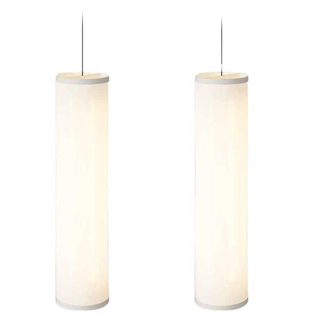 Isol Suspension Lamps 30/126 in Cream by David Thulstrup for Astep, Set of 2 For Sale - Image 11 of 11