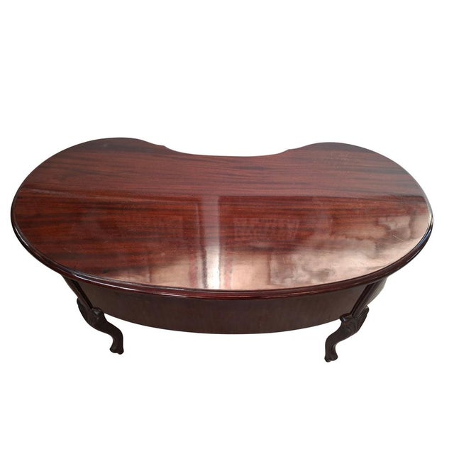 Bean-Shaped Desk and Tub Chair, 1960s, Set of 2 For Sale - Image 11 of 13