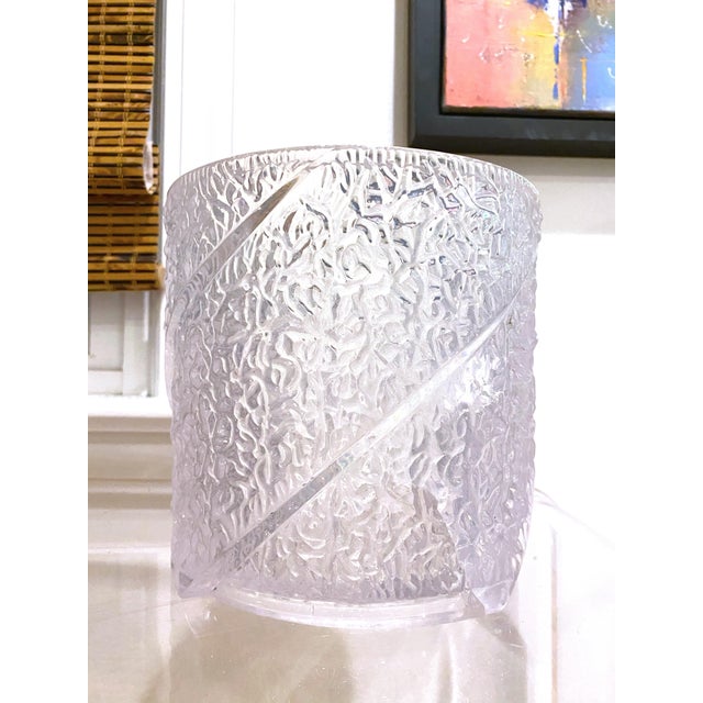 Transparent 1970â€™s Vintage Lucite Champagne Bucket For Sale - Image 8 of 8