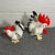 Figurative Late 20th Century Vintage Ucagco Ceramic Roosters - Set of 2 For Sale - Image 3 of 8