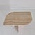 Beige Travertine Coffee Table in Teardrop Shape, 1989 For Sale - Image 8 of 15