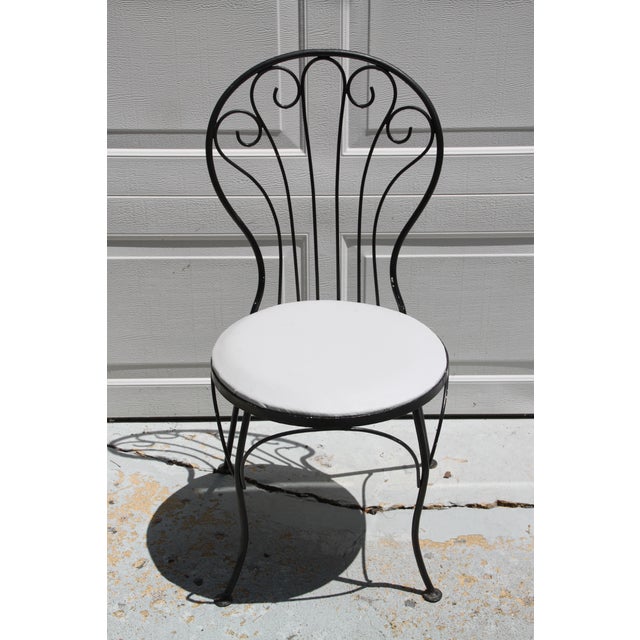 Vintage Wrought Iron Dining Set Chairish