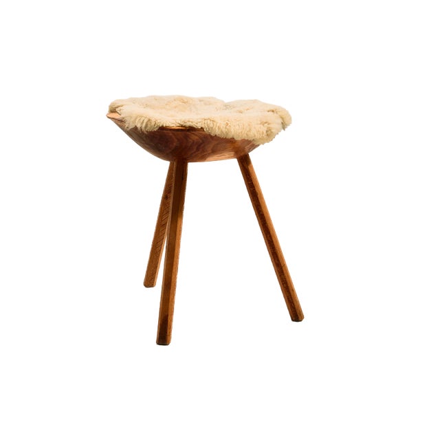 Handcrafted Milking Stool, 1950s For Sale