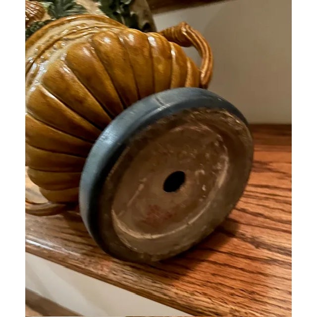 Vintage Majolica Urn For Sale In Greensboro - Image 6 of 8