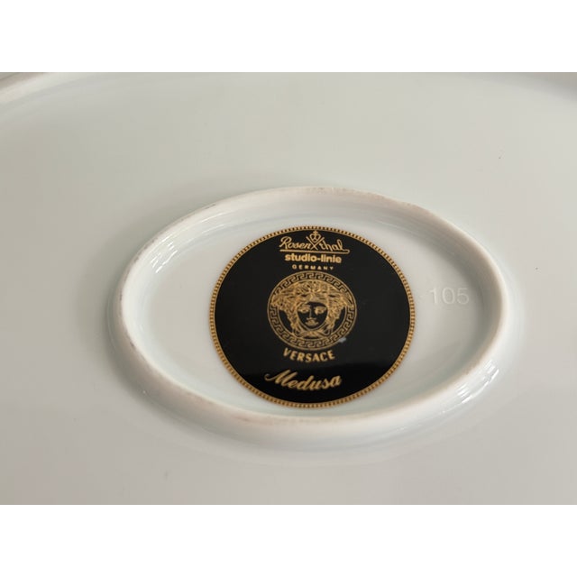 2000 - 2009 Small Medusa Platter by Versace for Rosenthal, 1990s For Sale - Image 5 of 10