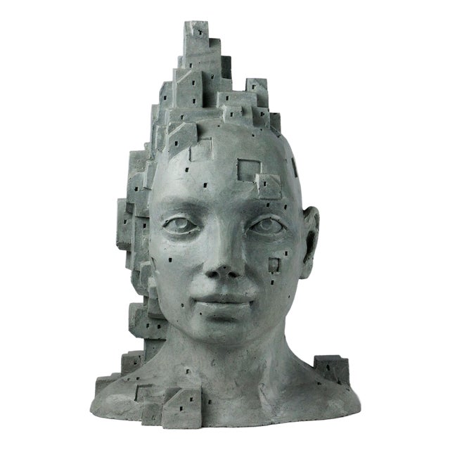 Jose Perozo, LarA 001, 2024, Cement Sculpture For Sale