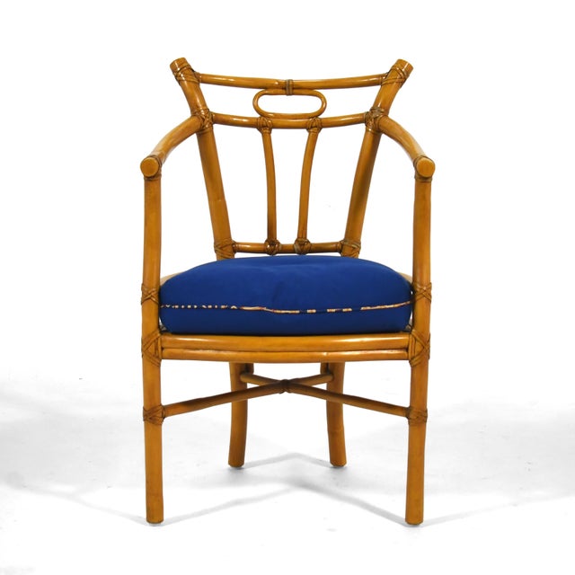 Wood McGuire Set of Four Armchairs For Sale - Image 7 of 12