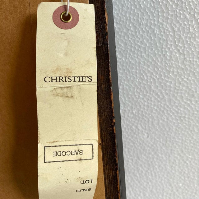 18th Century British School Georgian Reverse Glass Painting, Portrait of King George II For Sale - Image 9 of 11