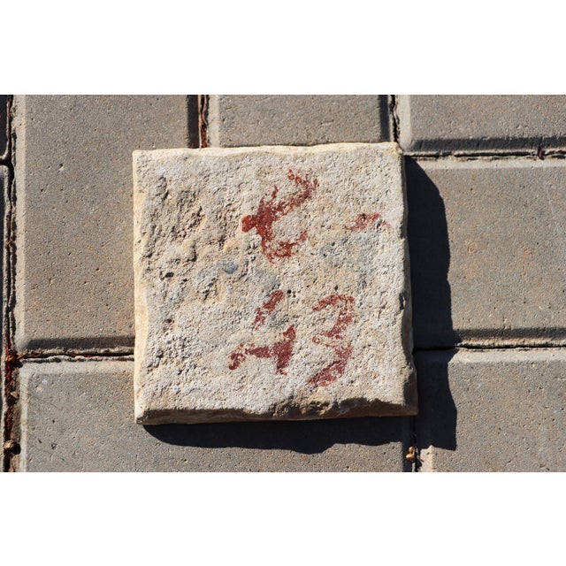 Ceramic 18th Century Tile Dancing Feet, Portuguese Antique Baroque For Sale - Image 7 of 7