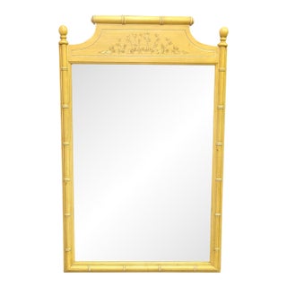 1970s Dixie Aloha Faux Bamboo Mirror For Sale