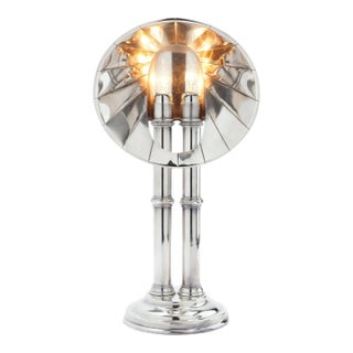 English Silvered Copper and Brass Pulpit Lamp, C. 1835 For Sale