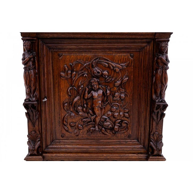 Western European Cabinet, 1880 For Sale - Image 9 of 11