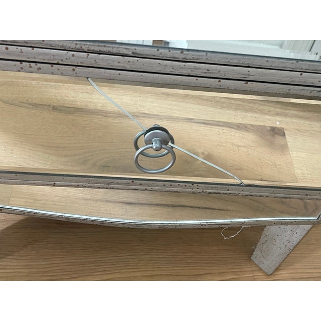 Hollywood Regency Reduced -Small Mirrored Commode Chest of Drawers For Sale - Image 3 of 4
