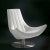 White Ibiza Swivel Chair by Giorgio Tesi for VGnewtrend, in New conditions. Designed from 2000