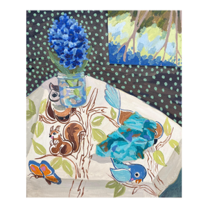 My Baby's Blanket, Original Oil Painting by Molly Mansfield