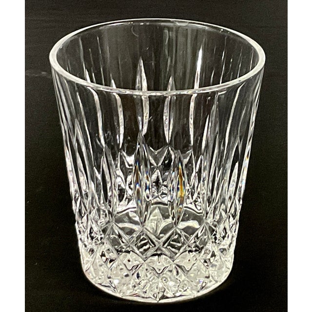 Traditional Waterford, Crystal of Ireland Makers of Luxury Premium Crystal – 8 Ounce Lismore Tumblers – Set of Four For Sale - Image 3 of 6