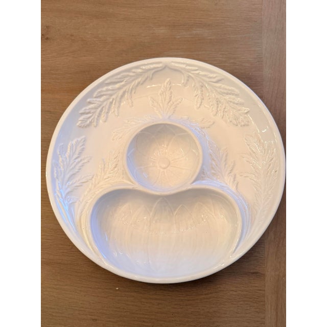 White Bordallo Penheiro Artichoke Platter For Sale - Image 10 of 12