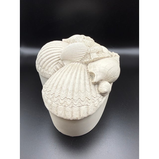 Vintage 2004 House Parts Sculptural Seashell Heart-Shaped Box For Sale - Image 4 of 12