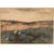 Impressionist Impressionist Watercolor Gouache Landscape With Geese Painting by Pyotr Alexandrovich Nilus For Sale - Image 3 of 12