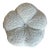 Custom Cream Bouclé Flower Pillow For Sale