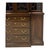 Wood Hickory White Georgian Style Inlaid Mahogany Bookcase or China Display Cabinet For Sale - Image 7 of 9