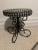 Mid 20th Century Vintage Wrought Iron Spanish Villa Stool For Sale - Image 5 of 8