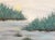 Contemporary "Lazy Day at the Lake" Contemporary Original Impressionist Style Landscape Painting by Deb Bossert For Sale - Image 3 of 7