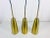 1950s Mid-Century Modern Brass Pendant Lamps, Germany - Set of 3 For Sale - Image 9 of 13