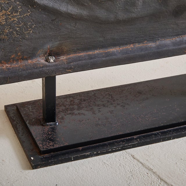 1980s French Cast Iron Sculpture with Bird Motifs by René Coutelle For Sale - Image 18 of 18