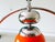 Metal Mid-Century Modern Glossy Orange Pull Down Hanging Light, 1960s For Sale - Image 7 of 10