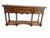 American Late 20th Century Oak Barley Twist 3 Drawer Console / Sofa Table For Sale - Image 3 of 18