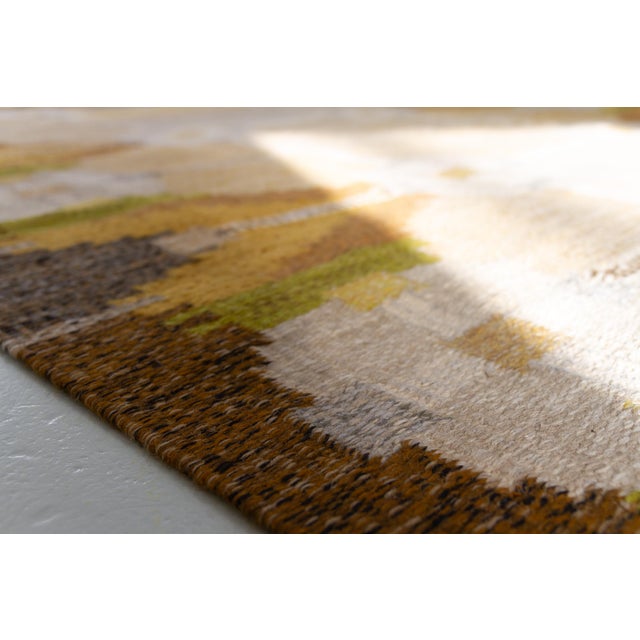 Vintage Swedish Röllakan Wool Rug by Ingegerd Silow for Axeco Svenska AB, 1950s For Sale - Image 6 of 18