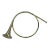 Vintage Large Brass Horn Ornamental Trumpet Christmas For Sale