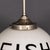 White Opaline Grocery Pendant Lights, 1930s, Set of 3 For Sale - Image 14 of 15
